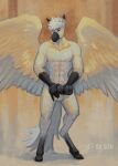  animal_genitalia animal_penis anthro auric_the_alicorn balls big_penis cu_sith_(artist) cybernetics cyberpunk equestrian equid equine equine_genitalia equine_penis erection fur genitals hi_res horn looking_at_viewer machine male mammal nude penis solo winged_unicorn wings yellow_body yellow_fur 