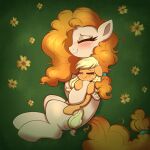  absurd_res applejack_(mlp) blonde_hair blush confetticakez daughter earth_pony equid equine eyes_closed friendship_is_magic hair hasbro hi_res horse mammal mother mother_and_child mother_and_daughter my_little_pony orange_hair parent parent_and_child pear_butter_(mlp) pony sleeping 