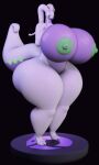  animated anthro barely_visible_genitalia barely_visible_pussy big_breasts big_butt blender_(software) blush breasts butt darkdraketom female generation_6_pokemon genitals goodra green_eyes green_nipples huge_breasts huge_butt multicolored_body navel nintendo nipples pokeball pokemon pokemon_(species) purple_body pussy simple_background small_waist solo thick_thighs turntable_(animation) two_tone_body wide_hips 