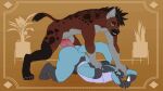  anal animated anthro bent_over dominant duo ear_piercing generation_4_pokemon hi_res hyena kai_(disambiguation) knot lo-carbquine lucario male male/male mammal nintendo piercing pinned_to_floor pokemon pokemon_(species) restrained vincent 