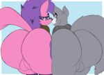 absurd_res anthro big_butt butt butts_touching canid canine canis dev_(character) domestic_dog duo furry_evan_(character) generation_4_pokemon hi_res hybrid lucario male male/male mammal nintendo pokemon pokemon_(species) presenting snevanessence 