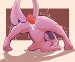  2023 anus bodily_fluids clydelewd_(artist) colored cum cum_in_pussy cum_inside cumshot disembodied_penis eeveelution ejaculation espeon feet female feral feral_penetrated fur generation_2_pokemon genital_fluids genitals hi_res innie_pussy jack-o&#039;_pose looking_at_viewer male male/female nintendo pawpads paws penetration penile penile_penetration penis penis_in_pussy pink_body pink_fur pokemon pokemon_(species) pose presenting purple_inner_ear pussy rear_view shadow shaking soles toes trembling vaginal vaginal_penetration 