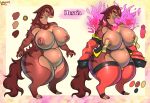  anthro areola big_breasts breasts clothing digital_media_(artwork) eyewear female fire fur generation_2_pokemon glasses hi_res hisuian_form hisuian_typhlosion huge_breasts leonifa looking_at_viewer model_sheet nintendo nipples nude pokemon pokemon_(species) pokemon_legends_arceus red_body red_eyes red_scales regional_form_(pokemon) scales shihari simple_background slightly_chubby smile solo standing tail text thick_thighs typhlosion 