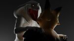  16:9 3d_(artwork) 54321awesome anthro blender_(disambiguation) breasts canid canine canis digital_media_(artwork) female furry gaping_maw hands hi_res imminent_vore mammal open_mouth reptile same_size scalie snake widescreen wolf 