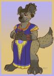  clothing dress female hi_res hyena lady_(disambiguation) mammal run_rabbit_bounce scar 