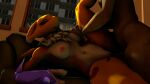  3d_(artwork) anthro balls bandai_namco breasts canid canine clothing digimon digimon_(species) digital_media_(artwork) duo erection faceless_character faceless_male female female_penetrated fur furniture genitals gloves groping_breasts handwear hi_res human lying male male/female male_penetrating male_penetrating_female mammal nipples nude on_side on_sofa penetration penile penis pussy renamon sex simple_background sofa source_filmmaker vaginal vaginal_penetration viper-desires white_body white_fur yellow_body yellow_fur 