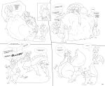  anthro avezola belly belly_worship big_belly big_butt blush burping butt claws comic digestion digestion_noises digestion_sequence dragon dragon_prey english_text fatal fatal_vore female female/female female_pred female_prey feral group hand_on_butt hand_on_stomach hi_res huge_butt huge_thighs hyper hyper_belly kobold kobold_pred larger_prey male monochrome organs partially_inside scalie size_difference smaller_pred speech_bubble stomach swallowing tail text thick_thighs vore weight_gain 