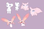  ambiguous_gender arthropod bear critter domestic_cat felid feline felis feral fur group hi_res insect labbit1337 mammal pink_body pink_fur trio unknown_species 