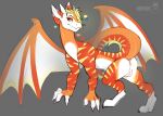  dragon female feral flare_the_dragon genitals hi_res presenting rbkfurry solo teasing 