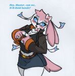  anthro big_breasts blush breasts eeveelution female generation_6_pokemon nintendo pace-maker pokemon pokemon_(species) small_waist solo sylveon thick_thighs wide_hips 