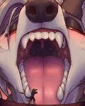  ahegao anthro big_tongue blush duo female half-closed_eyes helluva_boss hi_res larger_female looking_pleasured loona_(helluva_boss) macro male male/female micro mouth_shot narrowed_eyes nommz open_mouth red_eyes size_difference smaller_male teeth throat tongue tongue_out uvula white_body 