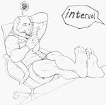  anthro bear brown_bear chair clean_diaper clothed clothing diaper furniture grizzly_bear hair hi_res kuruk_(character) male mammal mane mane_hair office_chair partially_clothed phone shirt sitting solo topwear ursine wearing_diaper yeenyeenmike 