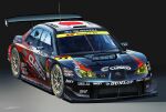  black_background car dunlop japanese_flag m.m_(chosuke320) motor_vehicle race_vehicle racecar radio_antenna real_life signature spoiler_(automobile) subaru_(brand) subaru_impreza super_gt vehicle_focus 