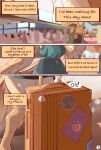  2023 anthro avian comic crowd day detailed_background digital_media_(artwork) english_text feathers female fur group hi_res inside luggage speech_bubble text tohupo translated 