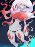  anthro bikini claws clothing female finger_claws fur hair hi_res hisuian_form hisuian_zoroark kame_3 looking_at_viewer nintendo pokemon pokemon_(species) regional_form_(pokemon) solo swimwear white_body white_fur white_hair yellow_eyes 