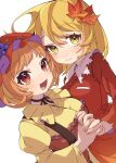  2girls absurdres aki_minoriko aki_shizuha e_sdss highres multiple_girls siblings sisters touhou 