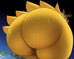  &lt;3 2023 5:4 absurd_res anthro anthrofied atmosphere atmospheric atmospheric_perspective big_breasts big_butt blush breasts butt digital_media_(artwork) eeveelution eyes_closed female fur generation_1_pokemon giga hi_res huge_butt hyper hyper_butt jolteon kify macro nintendo planet pokemon pokemon_(species) solo space thick_thighs wide_hips yellow_body yellow_fur 