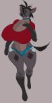  absurd_res anthro big_breasts bottomwear breasts cleavage clothed clothing collar crop_top female hi_res hotpants huge_breasts hyena mammal midriff mooncheese nipple_outline shenzi shirt shorts smile solo spots thick_thighs topwear 