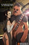  brown_body brown_fur butt chewbacca cover duo english_text female fuckit fur happy human male male/female mammal rey_(star_wars) smile star_wars teeth text the_force_awakens wookiee 