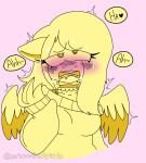  2023 ahegao animal_humanoid anthro blush bodily_fluids breasts carbonatedpixelz clothed clothing cum digital_drawing_(artwork) digital_media_(artwork) earth_pony ejaculation english_text equestria_girls equid equine feathered_wings feathers female fluttershy_(eg) fluttershy_(mlp) friendship_is_magic fur genital_fluids hair hasbro hi_res horse human humanoid long_hair looking_pleasured mammal masturbation moan my_little_pony open_mouth orgasm pegasus pink_hair pony portrait sex shaded signature simple_background sketch solo text tongue tongue_out wings yellow_body 