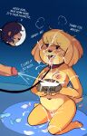  2023 animal_crossing anthro bodily_fluids bowl breasts canid canine canis collar condom container cum cum_covered cum_everywhere cum_on_breasts cum_on_face cum_on_tongue cumshot dialogue domestic_dog dominant dominant_male duo ejaculation english_text erection female female_focus female_on_human filled_condom food_bowl genital_fluids genitals hi_res human human_on_anthro interspecies isabelle_(animal_crossing) kneeling leash male male/female male_on_anthro mammal messy navel nintendo nipples nude_female penis pet_bowl petplay pussy roleplay sexual_barrier_device shih_tzu solo_focus sprockeyart submissive submissive_female text tongue tongue_out toy_dog villager_(animal_crossing) 
