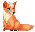  ambiguous_gender blusagi blush canid canine claws feral fluffy fluffy_tail fox fur green_eyes hasbro head_tuft inner_ear_fluff littlest_pet_shop lps_1812 mammal orange_body orange_fur paws sitting smile snout solo tail toe_claws tuft whiskers 