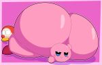  absurd_res ambiguous_gender bedroom_eyes big_butt blush blush_stickers butt cyandrive98 dot_eyes duo hi_res huge_butt huge_thighs hyper hyper_butt hyper_thighs kirby kirby_(series) looking_at_butt looking_at_viewer multicolored_body narrowed_eyes nintendo nude pink_body seductive smile thick_thighs two_tone_body waddle_dee waddling_head wide_eyed 