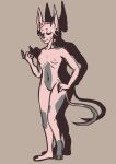  absurd_res adult anthro demon furry hi_res multi_upload nsfw nude sketch 