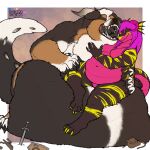  absurd_res belly bernese dragon hi_res hungry neck_bulge paws size_difference swallow_(disambiguation) transformation vore 
