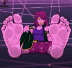  absurd_res barefoot deltarune feet foot_focus hair hi_res purple_hair rottenheart10 scalie soles susie_(deltarune) toes undertale_(series) 