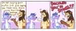  3_panel_comic andromorph_(lore) blue_body blue_fur blue_hair bodily_fluids border brown_body brown_fur brown_hair canid canine cheek_tuft chest_tuft dialogue dot_eyes duo ears_back english_text eyes_closed facial_tuft felid female fox fur gynomorph_(lore) hair half-closed_eyes hi_res humor lion luckfoxo33 male mammal mane mane_hair narrowed_eyes neck_tuft open_mouth open_smile pantherine pawpads paws pink_pawpads pivoted_ears purple_background purple_body purple_fur romantic romantic_couple sharp_teeth simple_background smile speech_bubble sweat sweatdrop tan_body tan_fur tatum_(tolng) teeth text tolng trans_(lore) trans_man_(lore) trans_woman_(lore) tuft white_body white_border white_fur wide_eyed yellow_body yellow_fur 