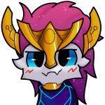  anthro aurelion_sol_(lol) blue_eyes boy_kisser_(meme) cosmic_hair cute_eyes dragon ethereal_hair gold_(metal) humor league_of_legends male meme pockyco riot_games smile solo star 