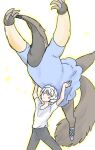  ambiguous_gender anteater anteaterina anthro ballerina ballet clothed clothing dancing duo fluffy fluffy_tail fully_clothed human mammal mytho_(princess_tutu) nyame8 pilosan princess_tutu tail xenarthran 