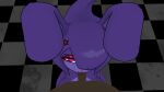  animatronic anthro blender_(software) bonnie_(cally3d) bonnie_(fnaf) dirtyclone_(artist) duo fellatio fellatio_pov female first_person_view five_nights_at_freddy&#039;s human human_pov lagomorph leporid looking_at_viewer machine male male/female mammal oral penile purple_body rabbit robot scottgames sex 