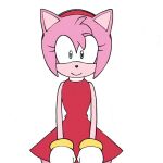  amy_rose animated anthro big_breasts bottomless breasts clothed clothing eulipotyphlan female genitals hedgehog mammal nipples pussy sega solo sonic_the_hedgehog_(series) thejombler wide_hips 