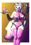  absurd_res anthro beverage big_breasts big_tail bikini bow_ribbon bow_tie breasts broken canid canine clothing eirasnowy eyelashes female five_nights_at_freddy&#039;s five_nights_at_freddy&#039;s_2 food footwear fox fries fur hi_res lipstick machine makeup mammal mangle_(fnaf) neck_tuft panties pink_bikini pink_body pink_clothing pink_footwear pink_fur pink_panties pink_ribbon pink_socks pink_swimwear pink_underwear robot scottgames signature socks soda solo swimwear tail tuft underwear white_body white_fur wire yellow_eyes 
