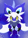  bat big_ears fur generation_6_pokemon hi_res looking_at_viewer male mammal naruga_(shadowsoulful) nintendo noibat pokemon pokemon_(species) purple_body shadowsoulful solo tail tuft white_body white_fur winged_arms wings yellow_eyes 