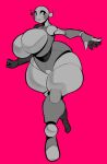  big_breasts blush blush_stickers breasts dot_eyes eldiipiid female hi_res huge_breasts humanoid machine pinup pose red_background robot robot_humanoid simple_background solo steel thick_thighs wide_eyed wide_hips 