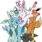  ahegao anal anal_penetration anthro asakitty balls bedroom_eyes big_penis blue_body blush breasts butt dark_sclera double_penetration eevee eeveelution erection feet female female_penetrated fur generation_1_pokemon generation_2_pokemon generation_4_pokemon generation_6_pokemon genitals glaceon group group_sex gynomorph gynomorph/female gynomorph_penetrating gynomorph_penetrating_female intersex intersex/female intersex_penetrating intersex_penetrating_female looking_pleasured mammal narrowed_eyes nintendo nipples nude open_mouth orgy pawpads paws penetration penile penile_penetration penis penis_in_ass penis_in_pussy pokemon pokemon_(species) pussy red_sclera seductive sex simple_background soles standing standing_sex sylveon toes umbreon vaginal vaginal_penetration vaporeon 