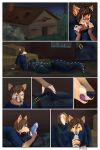  anthro canid canine comic dragon duo duo_focus fellatio genitals goallonely group hi_res male male/male mammal maned_wolf necrotes oral penile penis sex story 
