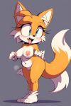  ai_generated anthro breasts butt canid canine crossgender female fox fur genitals humanoid mammal miles_prower orange_body orange_fur pussy sega solo sonic_the_hedgehog_(series) tail tongue tongue_out unknown_artist 