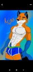  anthro ariaxfr artist canid canine dream fox hi_res invalid_tag male mammal solo 