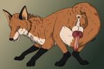  2023 4_toes anatomically_correct anatomically_correct_genitalia anatomically_correct_penis animal_genitalia animal_penis antlered anus backsack balls brown_eyes butt canid canine canine_genitalia canine_penis claws digitigrade dipstick_tail erection feet feral fox gaping gaping_anus genitals hi_res karn_the_fox_(karn_the_wolf) knot leg_markings looking_at_viewer looking_back male mammal markings open_mouth penis presenting presenting_anus presenting_hindquarters presenting_penis raised_tail simple_background socks_(marking) solo tail tail_markings toes 