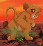  absurd_res disney embarrassed fart fart_cloud feces felid female feral genitals hi_res lion looking_back mammal moon_pearl on_model pantherine patreon patreon_logo pooping pussy raised_tail reward scat solo succubi_samus tail the_lion_king vitani_(the_lion_king) 