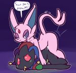  2023 banette bestiality blue_clothing blue_hat blue_headwear blue_inner_ear blue_shirt blue_topwear blush bodily_fluids canid clothing cum cute_fangs dialogue doggystyle dominant dominant_feral dominant_male duo eeveelution english_text erection espeon feral feral_penetrating feral_penetrating_humanoid fool&#039;s_hat forked_tail from_behind_position fur generation_2_pokemon generation_3_pokemon genital_fluids genitals green_clothing green_penis green_shirt green_topwear hat headgear headwear humanoid humanoid_on_feral humanoid_penetrated hypnosis interspecies looking_at_another looking_down male male/male male_penetrated male_penetrating male_penetrating_male mammal mind_control motion_lines nintendo open_mouth penetration penis pink_body pink_fur pokemon pokemon_(species) purple_clothing purple_hat purple_headwear purple_sclera purple_shirt purple_topwear red_clothing red_eyes red_hat red_headwear red_shirt red_topwear revenge revenge_sex sex shirt smile smirk speech_bubble spiral_eyes submissive submissive_humanoid submissive_male tail text thrusting topwear ultilix unusual_anatomy unusual_tail white_eyes zipper 