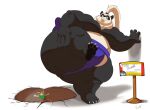  2022 anthro asian_clothing bear belly big_belly big_butt black_and_white_body black_and_white_fur broken_floor butt butt_crush clothed clothing crater deevdarabbit_(character) duo east_asian_clothing facesitting flattened giant_panda hair hi_res huge_belly huge_butt japanese_clothing kazecat lagomorph larger_male leporid makuyama_(kazecat) male mammal mawashi mostly_nude obese obese_anthro obese_male overweight overweight_anthro overweight_male paws ponytail rabbit sign simple_background sitting_on_another size_difference sumo_wrestler white_background 