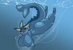  anthro big_breasts big_butt blue_sclera breasts butt eeveelution featureless_breasts female generation_1_pokemon hi_res huge_breasts huge_butt looking_at_viewer nintendo nude open_mouth pokemon pokemon_(species) solo swimming thick_thighs underwater vaporeon water white_eyes zantanerz_(artist) 