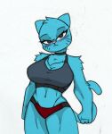  anthro big_breasts blush breasts cartoon_network female mature_female nicole_watterson pace-maker small_waist solo the_amazing_world_of_gumball thick_thighs 