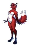  ambiguous_gender anthro black_body black_ears black_fur black_nose black_paws canid canine digital_media_(artwork) floppy_ears fluffy fluffy_tail fox fur hair hi_res inner_ear_fluff jesam_(jesam) mammal multicolored_body multicolored_fur nonbinary_(lore) nude purple_eyes red_body red_fox red_fur red_hair reilukah solo standing tail tuft white_body white_fur white_inner_ear_fluff 