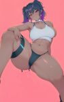  1girl ai-generated ass black_hair breasts full_body highres huge_ass non-web_source oppai oppai_loli princess purple_hair pussy red_eyes 